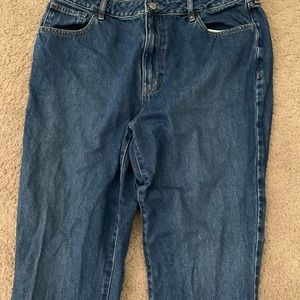 Pacsun Mom Jeans Size 32, Navy Blue